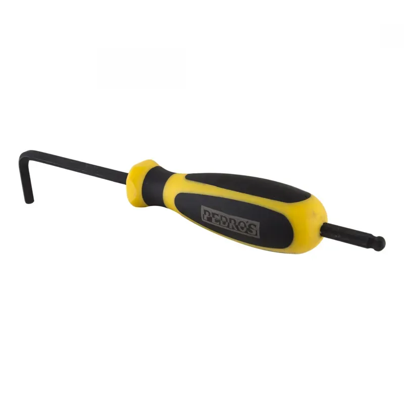 Pedros Hex Driver 5mm Allen Wrench in Yellow