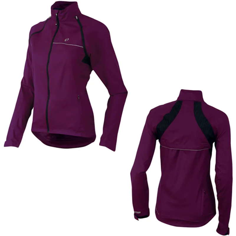 Pearl Izumi Elite Barrier Convertible Womens Jacket in Purple-2