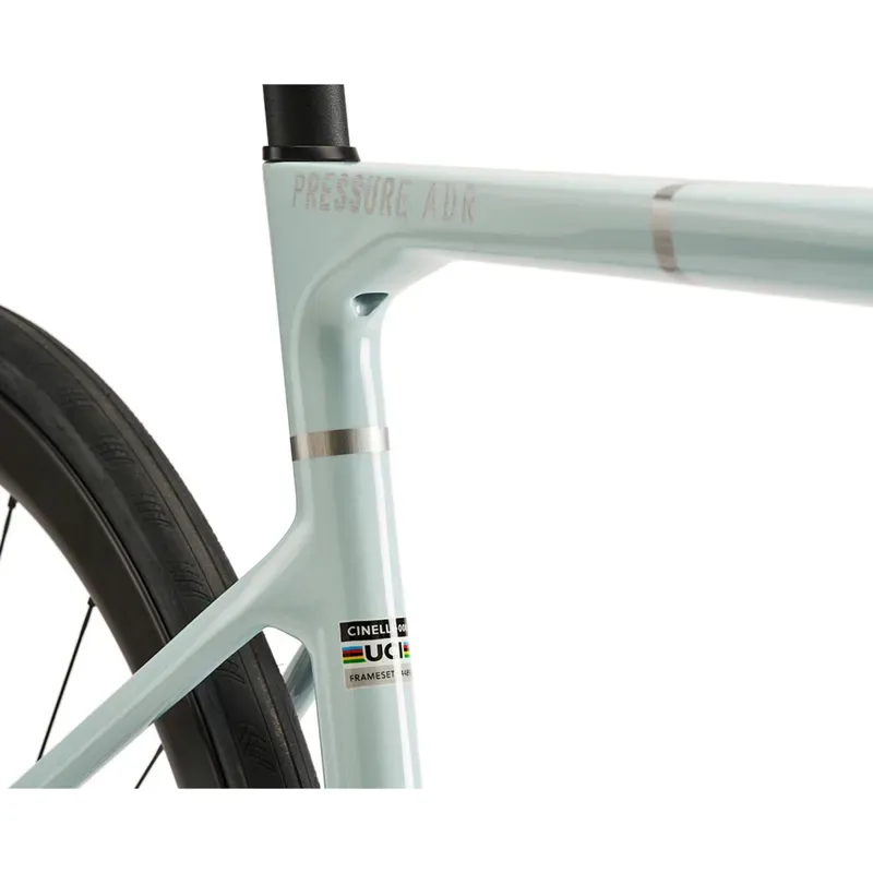 Cinelli Pressure ADR Laser Ultegra DI2 Cosmic Road Bike in Light Blue-2