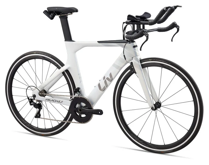 2020 Liv Avow Advanced Carbon TT/Tri Bike in White-3