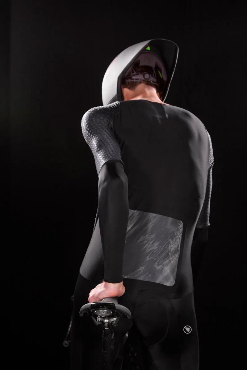 Endura D2Z SST Encapsulator Long Sleeve TT Skin Suit in Black-2