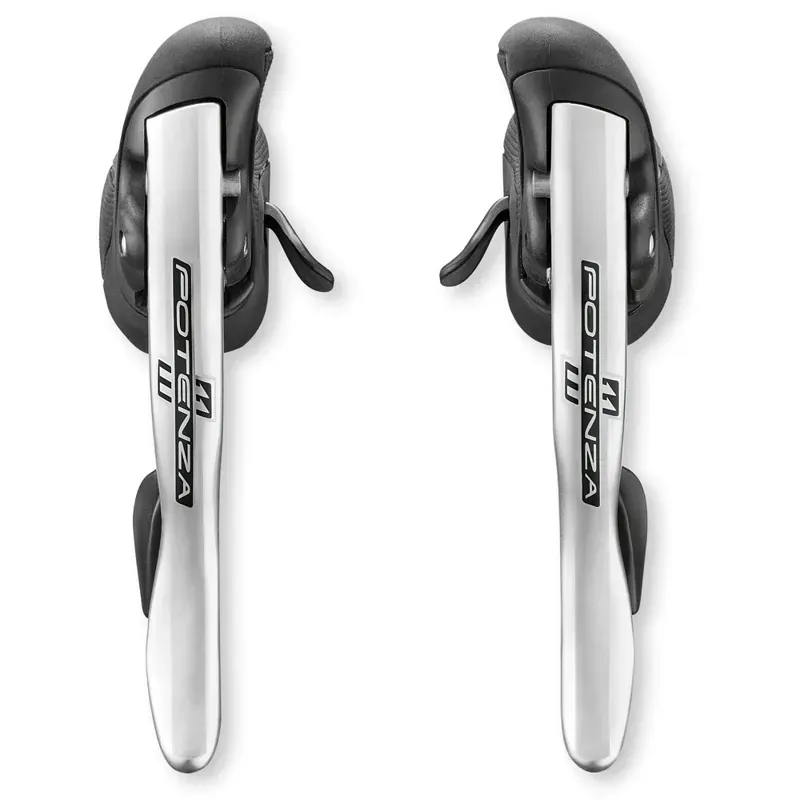 Campagnolo Potenza 11-speed P-S Ergo Shifter Levers in Silver