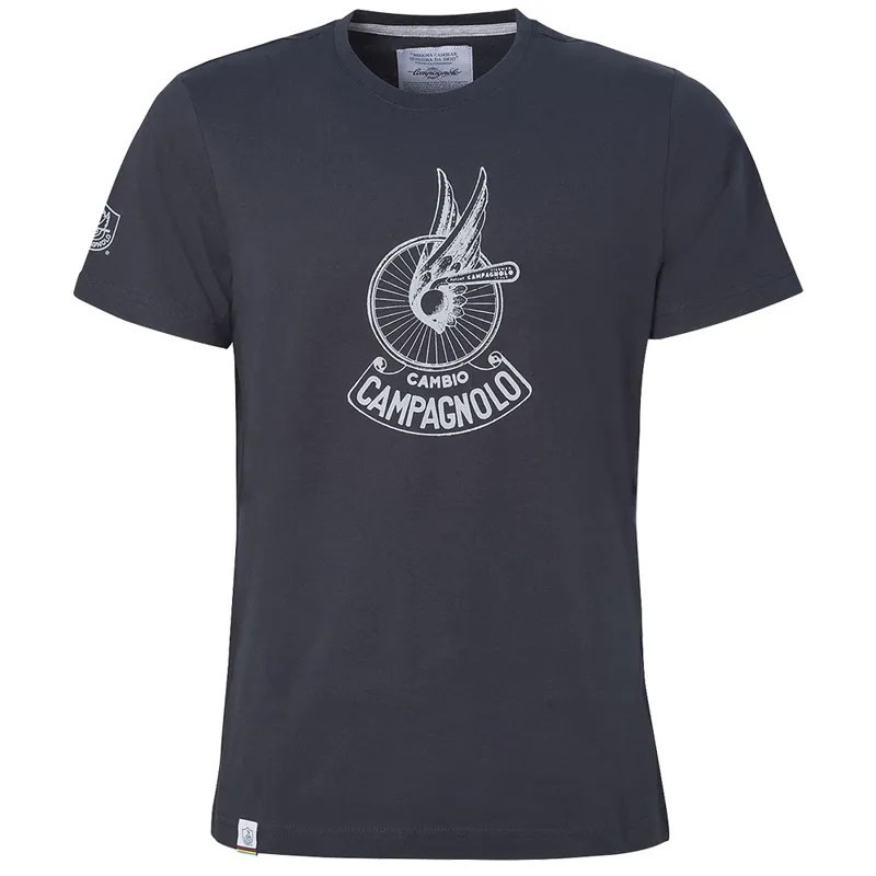 Campagnolo Winged Wheel T-Shirt in Blue