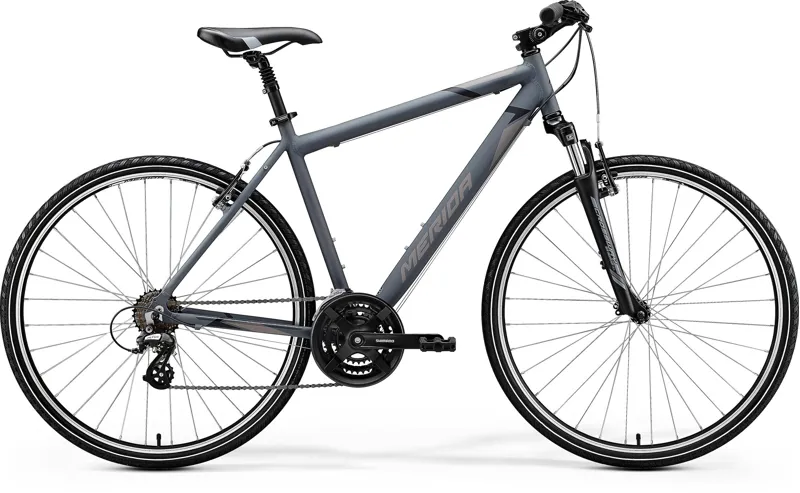 2020 Merida Crossway 10V Hybrid Bike in Grey