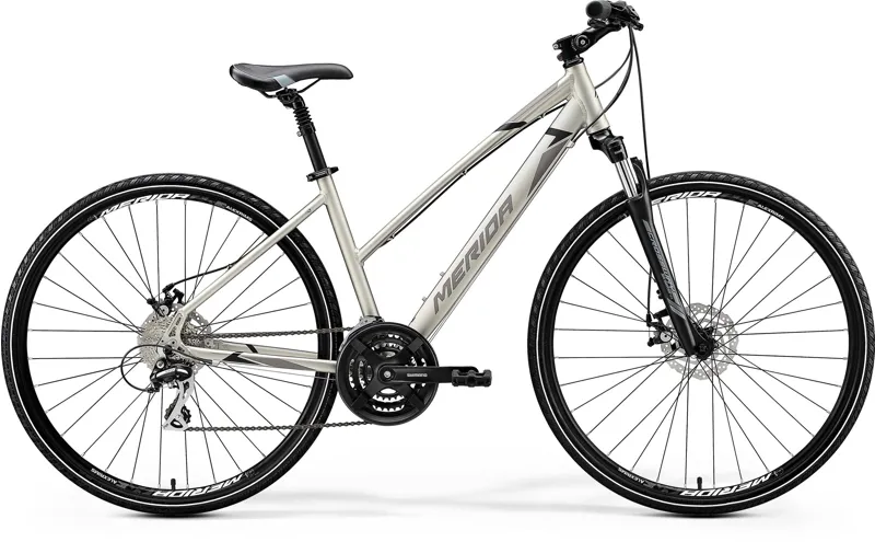 2020 Crossway 20MD Womens Hybrid Bike in White