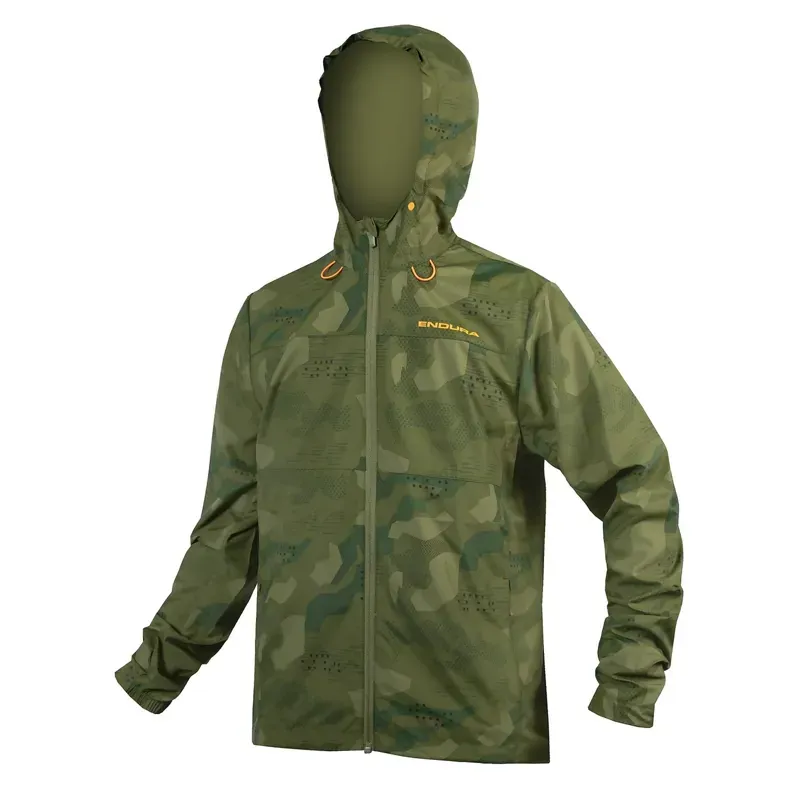Endura Hummvee Windproof Shell Jacket in Tonal Olive