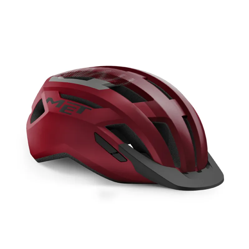 Met Allroad Helmet in Red/Black