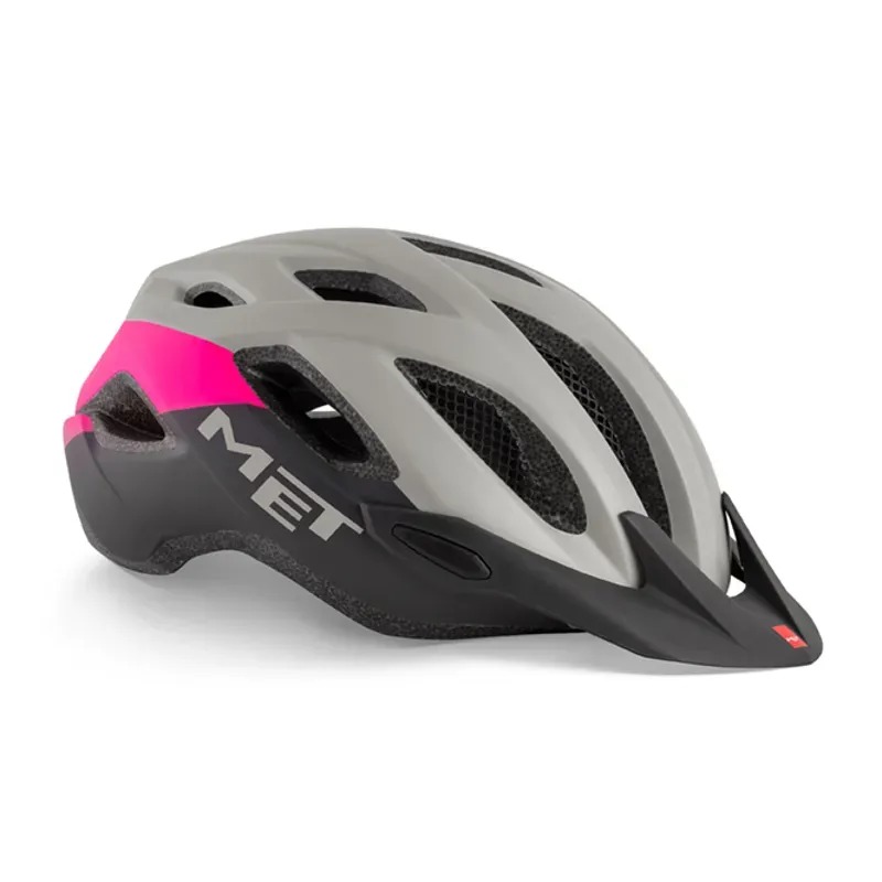 Met Crossover Helmet in Grey/Pink