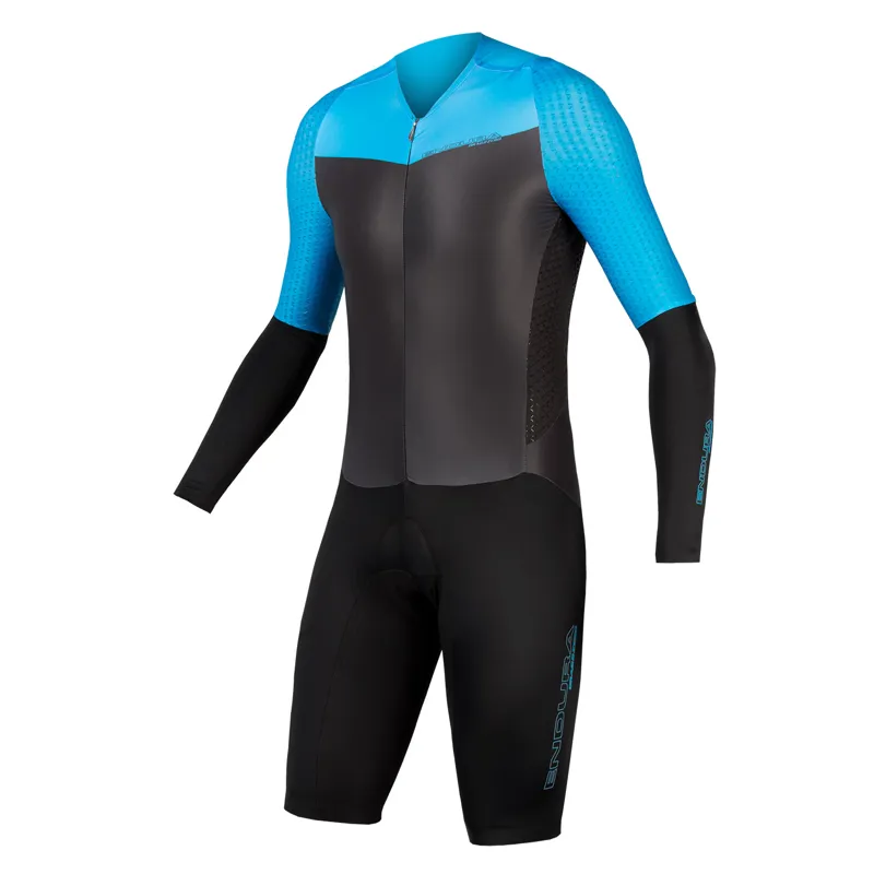 Endura D2Z Encapsulator SST Race Suit in Hi-Viz Blue 