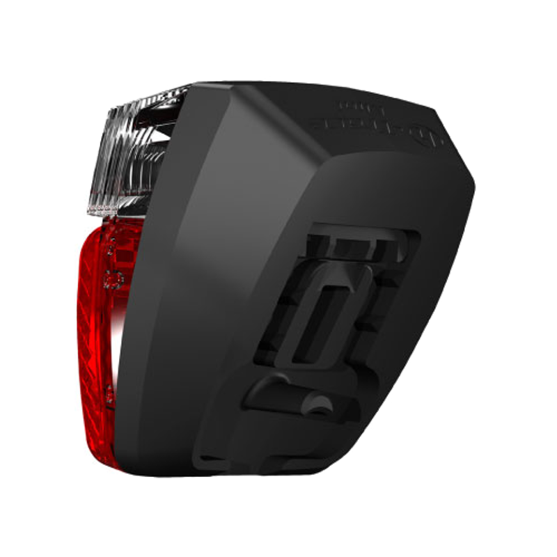 Herrmans H-Trace Mini E-Bike Light 6-12vdc in Black/Red-2