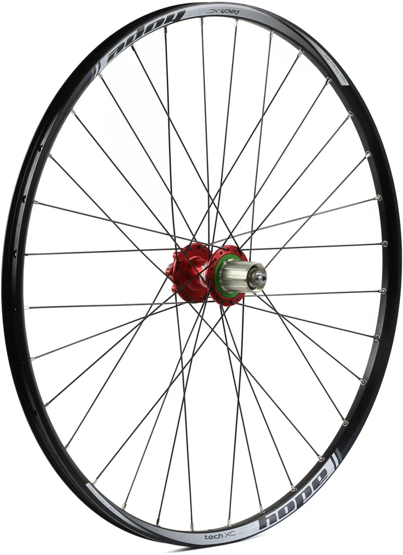 Hope Pro 4 27.5 XC 32H Rear Wheel in Red 