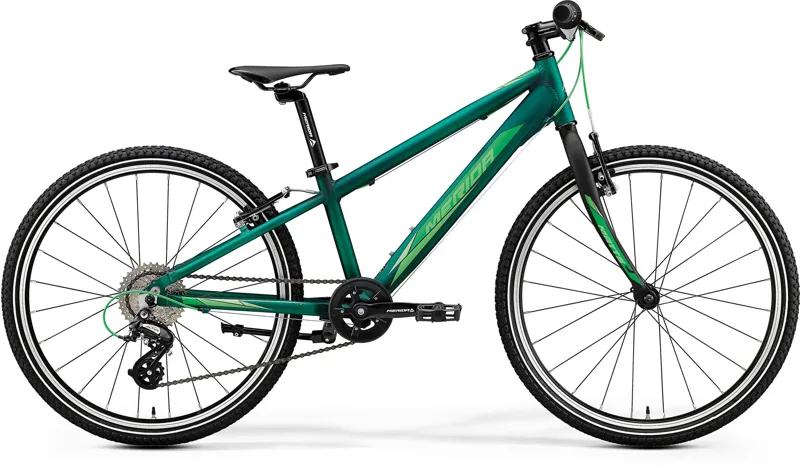 2020 Merida Matts Junior 24 Race Kids Bike in Green
