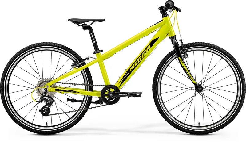 2020 Merida Matts Junior 24 Race Kids Bike in Yellow