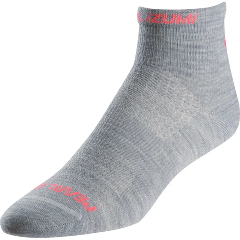 Pearl Izumi Elite Wool Womens Socks in Grey-1