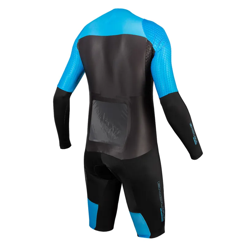 Endura D2Z Encapsulator SST Race Suit in Hi-Viz Blue -3