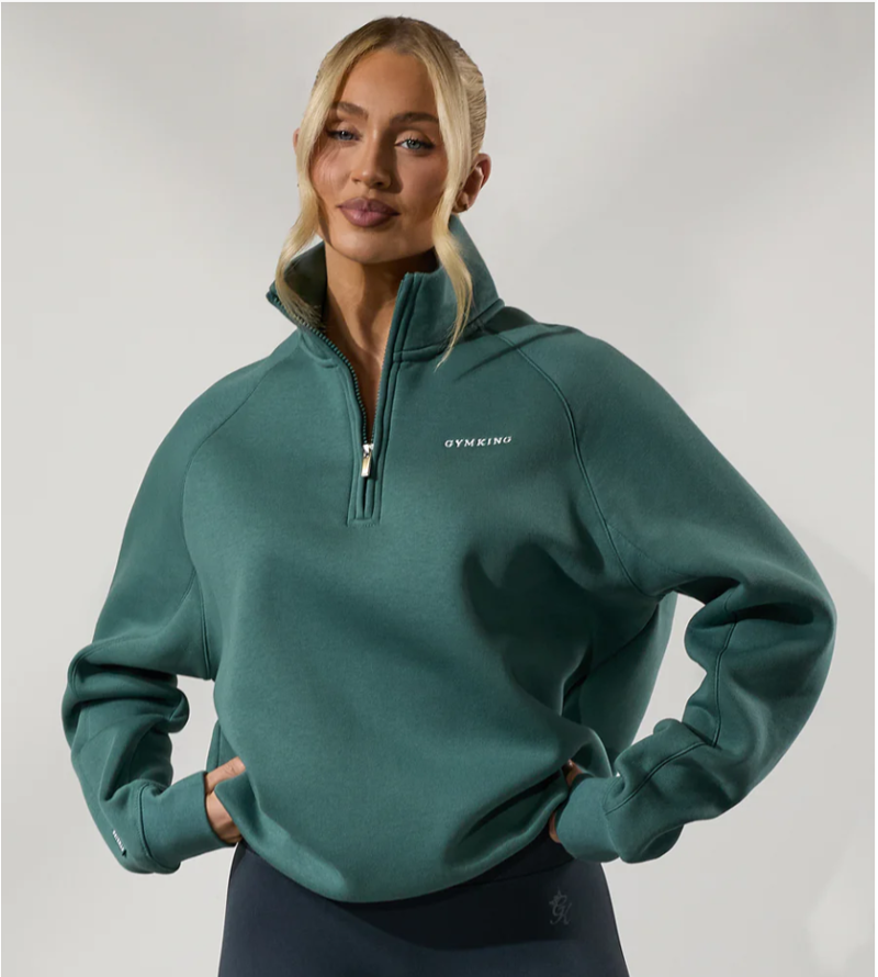 2025 Dirtbags Send It Women's Cotton Sweater in Green-1