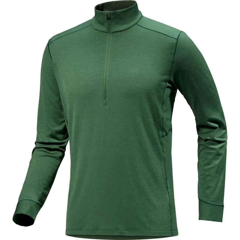2024 Arcteryx Rho Men's Merino Wool Zip Neck in Green