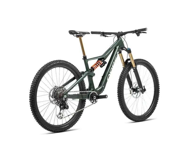Orbea Rallon M-Team Mountain Bike In Forest Green Carbon/Blue Stone-2
