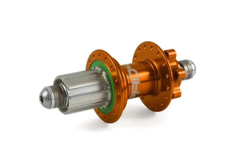 Hope Pro 4 Rear 32H 135mm 10mm Bolt-in Hub in Orange