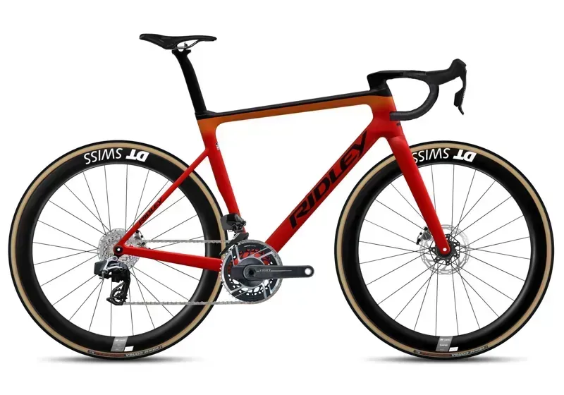 Ridley Falcn RS RED AXS Road Bike in Red