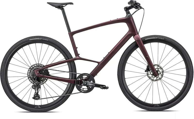 Specialized Sirrus X 5.0 Hybrid Bike in Red/Black Frost-1